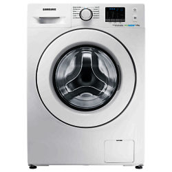 Samsung WF80F5E0W2W ecobubble™ Freestanding Washing Machine, 8kg Load, A+++ Energy Rating, 1200rpm Spin, White
